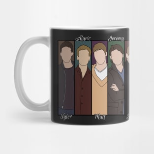 Vampire Diaries Boys - Character Names Mug